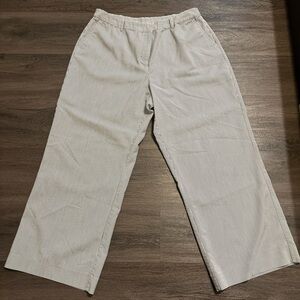 Jaclyn Smith Pinstriped Trousers